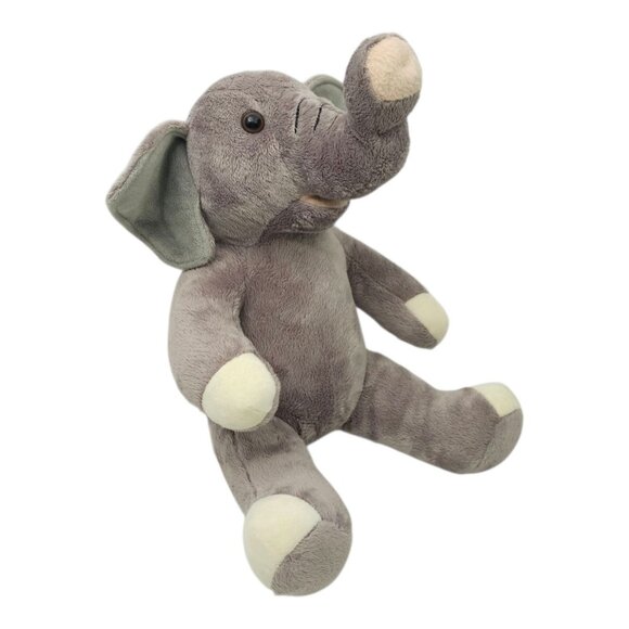 Build A Bear Gray Elephant Plush 13" Sitting Stuffed Animal Toy BABW - Picture 3 of 11
